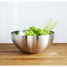 Salata Kasesi "paslanmaz Çelik Kase Blanda Blank" Servis Kasesi 20 Cm Çapında, Yakl. 20,32 Cm Çok renkli