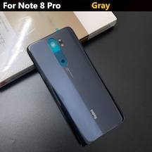 Xiaomi Redmi Note 8 Pro Arka Pil Batarya Kapak Cam M1906G7G Siyah
