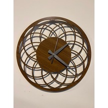 DUVAR SAATİ - 0016 Kahverengi
