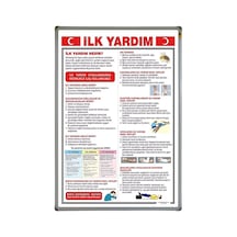 İlk Yardım Levhası Alüminyum Çerçeve