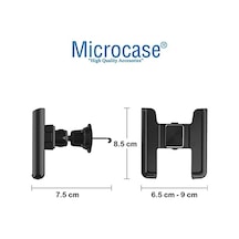 Microcase 360 Derece Dönebilir Araç İçi Izgaralıktan Metal Kelepçeli Telefon Tutucu - Al3741