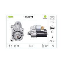 Valeo 438074 Mars Motoru 4400331 4402118 4402411