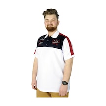 Mode Xl Büyük Beden T-Shirt Polo When You Are 22334 Beyaz 001