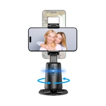 Akıllı Otomatik Yüz Takip Sensörlü Bluetooth Kumandalı Masaüstü Telefon Gimbal Standı 360 Derece Dönen Hareket Sensörlü