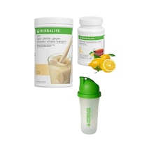 Set Vanilya Shake- 50 Gr Limon Aromalı Çay Ve Shaker