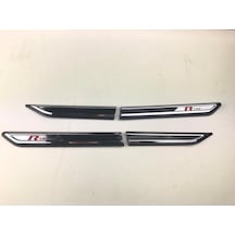 Space Vw Rline Çamurluk Logosu Arması Amblemi 4 Adet Kırmızı Yacı131