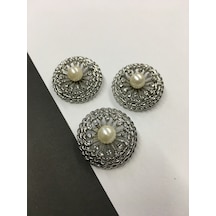 Taşlı Düğme Kaban Kürk Manto Düğmesi 3 Lü Set 5277151011483