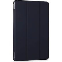 Hnrlıshp Newface Samsung Uyumlu Galaxy X610 Tab S9 Fe Plus 12.4 Kılıf Tablet Smart Kılıf - Lacivert