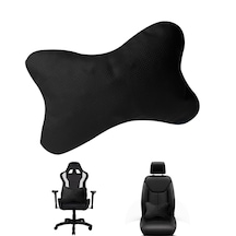 Microcase 3d Ortopedik Oto Araç Oyuncu Koltuk Bel Destek Yastığı 36x26cm 1 Adet Al4336 Siyah