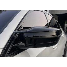 Bmw G20 3 Serisi M4 Style Ayna Kapağı Piano Black İthal Tırnaklı Sök Tak Parlak Siyah Sağ Sol