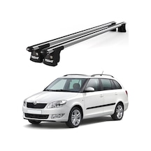 Trio-ı Skoda Fabia Kombi 2000-2007 Uyumlu Kilitli Ara Atkı 120cm Port Bagaj Tavan Barı