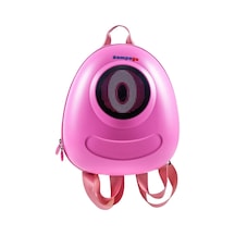 Zampago Big Eye Led Işıklı Çocuk Sırt Çantası Pembe Çok Renkli
