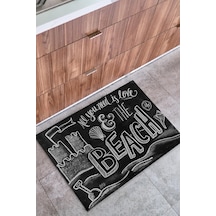 Beach İç Ve Dış Mekan Dekoratif Çok Amaçlı Kapı Önü Paspası