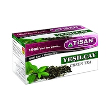 Tisan Yeşilçay Bitki Süzen Poşet Çay 20'li