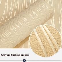 Sones Modern Minimalist Yatak Odası Oturma Odası Kendinden Yapışkanlı Dokumasız Duvar Kağıdı Çıkartması, Özellikler: 0,53 X 3 Metre 588601 Diğer