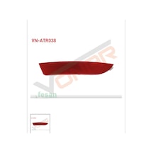 Seat Leon 2006-2013 Sağ Reflektör Arka Tampon Vn-atr038