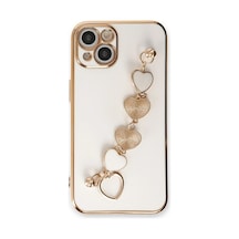 İphone 14 Kılıf Esila Silikon - Beyaz