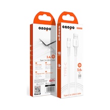 Type-c To Usb Kablo 3.4a Uyumlu Hızlı Şarj Ve Data Kablosu 1m