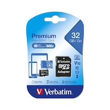 Micro Sdhc Hafıza Kartı 32 Gb, 90 Mb/sn Okuma Hızı, Class 10, Sd Adaptörlü