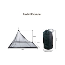 Ebitda Taşınabilir Kamp Sineklik Çadırı - Hızlı Kurulum, Siyah Siyah