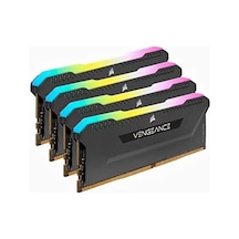 Corsair Bellek Ram Corsaır Ddr4 3200 64gb C16 Ven. Rgb Pro Sl K4 4x16gb,vengeance,1.35v,siyah 16-20-20-38 Intel İçin