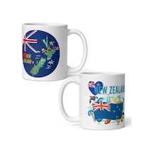 Yeni Zelanda Kupa Bardak 2 Adet Seyahat Hatıra New Zeland Mug