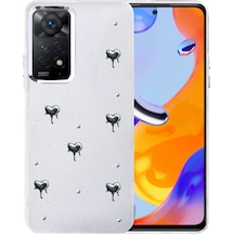 Xiaomi Redmi Note 11 Pro Fiyonk Desenli Kapak - Desen 1 Düz Renkli