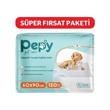Pepy Kaydırmaz Hijyenik Tuvalet Eğitim Pedi, 60x90 Cm, 120 Adet