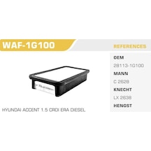 WINKEL WAF-1G100 WINKEL HAVA FİLTRESİ ACCENT ERA 07-11 1.5 CRDI