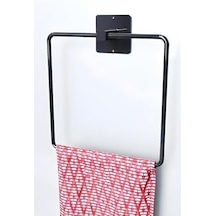 Metal Kare Havluluk, Banyo Havluluk,paslanmaz Yapışkanlı Askı Standı, Banyo Askısı, Mutfak Askısı, Havlu Tutucu, 16 16 Cm Diğer