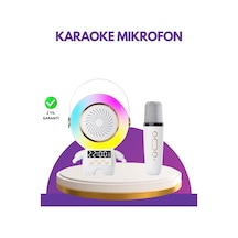 Znv Zenvia Mey İthalat Karaoke Özellikli Astronot Bluetooth Hoparlör Kablosuz Mikrofonlu Znv2025 Cmn