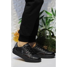 U.s. Polo Assn. Mayk Siyah Sneaker Erkek Ayakkabı 001