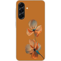 Samsung Galaxy A56 Uyumlu Hibüskus Çiçeği Baskılı Silikon Kılıf Renkli