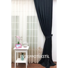 Evdepo Home Fon Perde Soft Siyah (406648133) Siyah