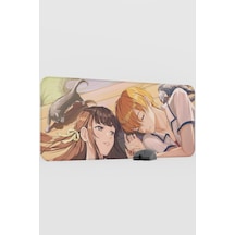 Fruits Basket Anime V3 - 90x40 Xxl Gaming Kauçuk Kaymaz Taban Mouse Pad Fare Altlığı