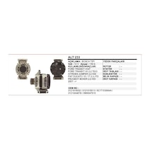 Alternatör 12v 150a Ford Transıt V347/fıat Ducato/peugeot Boxer 07- Bosch Tipi 1 Ad
