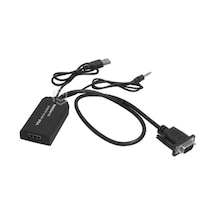 Frisby Fa-6676c Analog Vga Ve Ses - Dijital Hdmı Aktif Dönüştürücü Kdo