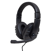 Hello HL-5351 3.5MM Kablolu Mikrofonlu Kulak Üstü Kulaklık Siyah