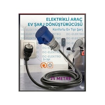Araç Şarj Cihazı Için 3x4mm Hes Veya Öznur Kablolu Dönüştürücü Kablo Uzatma 25 Metre - 888600968 25 Metre - 888600968