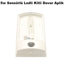 5w Sensörlü Ledli Şarjlı Duvar Aplik