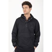 Maraton Sportswear Comfort Erkek Kapşonlu Uzun Kol Basic Lacivert Yağmurluk 21353-lacivert Lacivert
