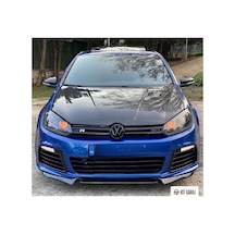 Kit Garaj Volkswagen Golf Mk6 2008-2012 Piano Black Ön Lip Plastik Boyalı