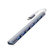 Venturemart Usb 3.0 & 2.0 Hub, Usb C Hub, 7-port Çoklu Ayırıcı, 5gbps Hızlı Veri Aktarımı, Pc Ve Bilgisayar İçin Kulla