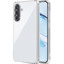 Microsonic Samsung Galaxy Uyumlu S25 Fe Kılıf Transparent Soft Şeffaf -