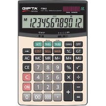 Gıpta F3042 Masaüstü 12 Hane Hesap Makinesi