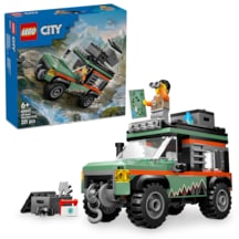 LEGO® City 4x4 Arazi Dağ Arabası 60447 - 6 Yaş ve Üzeri Çocuklar için Yaratıcı Oyuncak Yapım Seti (221 Parça)