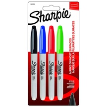 Sharpie 4 Renk Fineliner Markör Kalem Seti