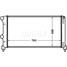 Mahle Cr 1448 000s Motor Radyator Doblo 1.3 1.9 Jtd Ym Mekanık Klımalı Klımasız 1 Sıra Alb Sıstem 700 312 34