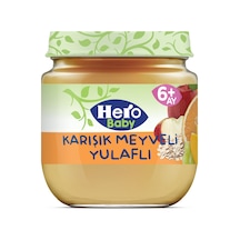 Hero Baby Karışık Meyveli Yulaflı 6+ Ay Kavanoz Maması 125 G