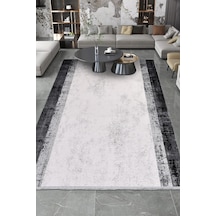 Youdayhomecollection Roxstone-beyaz/gri/siyah - Salon , Oturma Odası Ve Koridor Halısı-robot Süpürge Uyumlu-kolay Temizlenebilir - 160x160 Çok Renkli